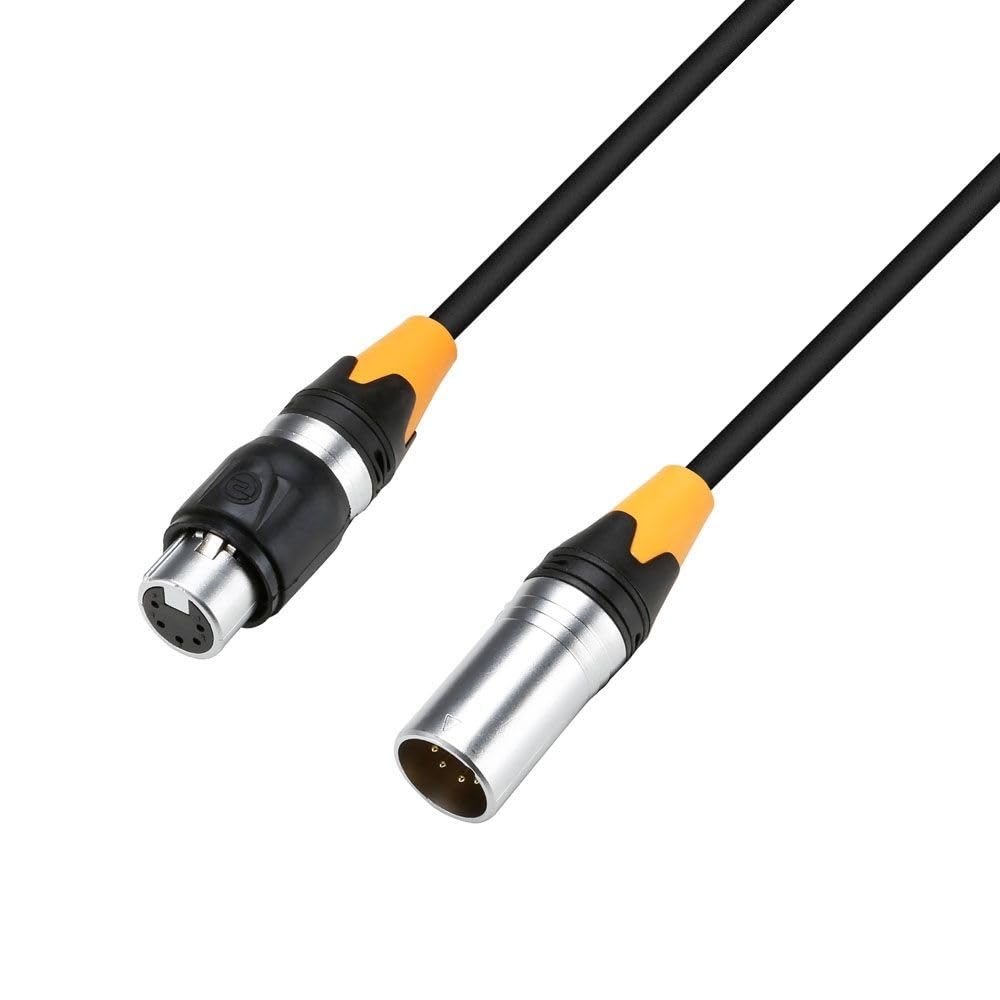 Adam Hall Cables 4 STAR DGH 0300 IP65 - DMX Cable 5-pole IP65 XLR female x 5-pole IP65 XLR male | 3 m