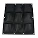Wall Pocket Planter, Kisstaker 9 Pockets Vertical Wall Planter Bags Wall-mounted Felt Planter Bags Indoor Outdoor Plant Grow Bag