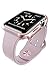 X-Doria 38mm Apple Watch Case (Defense Edge) Premium Aluminum and TPU Bumper Frame (Rose Gold & Lavender)