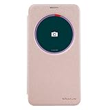 ASUS ZenFone 2 Case,3C-Aone Smart Window View SUPER Slim Folio Flip Cover Case for Asus Zenfone 2(ZE551ML/ZE550ML) 5.5" (Golden)