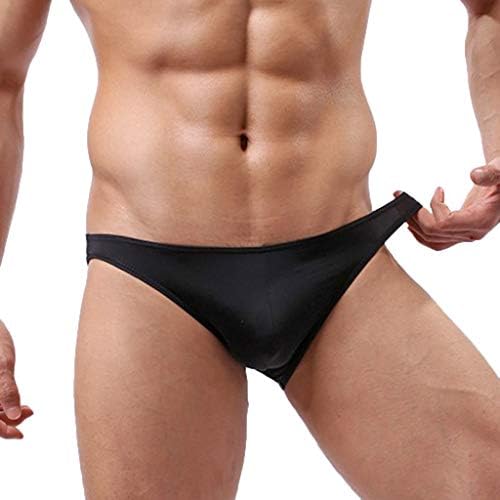 Dyuansm Mens Soft Smooth Underwear, 2019 Ice Silk Bikinis Briefs Boxers Swimwear