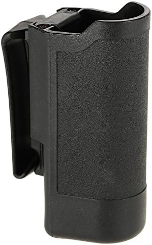 Gracefulvara Plastic Tactical Holster Holder Carry Belt Pouch For LED Flashlight Torch,black