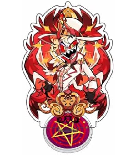 Figurine Acrylique Hazbin Hotel – 16 Cm – Personnages Alastor, Charlie, Lucifer – Déco De Bureau Ou Chambre !