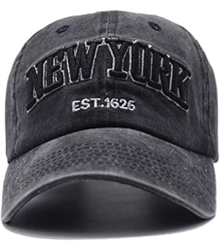 Baseball Cap Always 75 NEW YORK City Embroidered Washed Baseball Baseball Cap Always 75 NEW YORK City Embroidered Washed Baseball