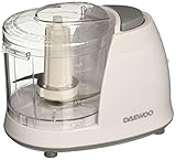 Daewoo DFP-405M 100 Watts Mini Food Chopper, 1.5-Cups, White 220 Volts (Not for USA)