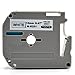 Eseller Direct - Brother Compatible MK231 MK-231 MK431 MK-431 MK531 MK-531 MK631 MK-631 MK731 MK-731 Label Tapes Replacement for Brother P-Touch Printers - 12mm wide x 8m Length
