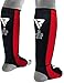 RDX Shin Guards for Kickboxing, Muay Thai, Approved by SATRA, Neoprene Instep Leg Protector Foam Pads, Protective Gear for Martial Arts, Sparring, BJJ Training and Boxing