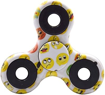 XINKAITE Emoji Fidget Spinner, Hand Spinner High Speed Spins Toy Stainless Steel Bearing Anxiety Relief Stress Reducer Toys for Kids &amp; Adults