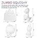 Jumbo DIY Squishy Toys for Kids 4 Pack - Slow Rising Squishy Toy with 12 Color Paints, Brushes & Palette, Creamy Scented Soft Rebound Stress Reliever Sensory Toys Include Cat, Unicorn, Dinosaur & Cake