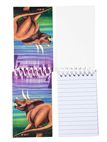 Spiral Notepad – 24-Pack Top Spiral Notebooks, Bulk Mini Spiral Notepads for Journaling, Note Taking, To-do Lists, Lined Paper, 4 Dinosaur Designs, 3 x 5 Inches - Thumbnail 2