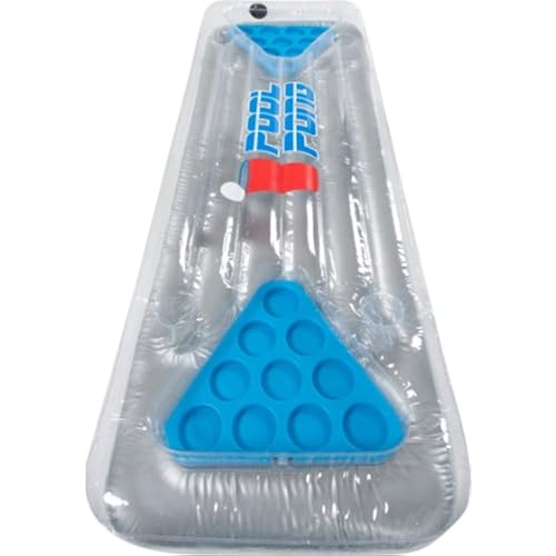 Inflatable Pool Pong Raft with Freezable Ice Cup Racks - 6.5 Feet Long - Portable Pong Surface by Red Cup Pong Sports & Outdoors, Sports & Fitness, Boating & Sailing, Boating, Boats, Inflatable Rafts