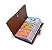 96 Card Slots RFID Blocking Credit Card Holder Leather Multi Business Card Cases