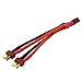 T Plug Parallel Battery Connector Cable Deans Style Parallel Y-Harness For RC LiPo Battery Male and Female Connectors