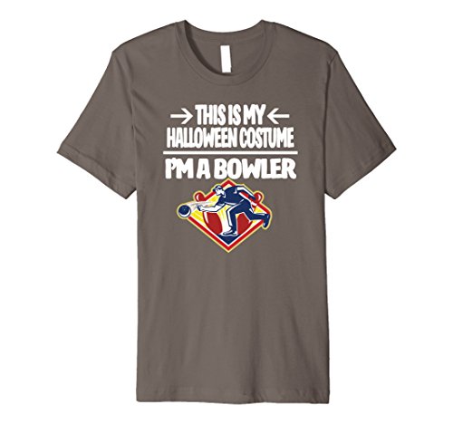 PREMIUM Bowler Halloween Costume Tshirt - Men Women Youth Sizes