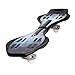 XinoSports Deluxe Caster Board with Illuminating Wheels for More Excitement, Fun and Visibility, Awesome Design, Durable Twistboard, 60-Day!