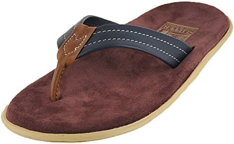 ISLAND SLIPPER ISLAND PRO PT203ML BURGUNDY/NAVY MENS THONG Size 13M