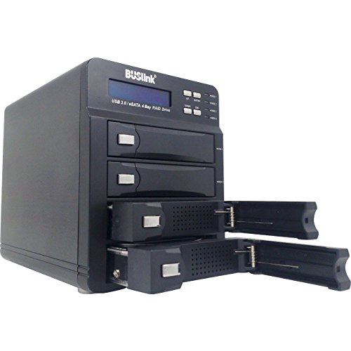 Buslink 48TB 4 bay RAID Mode Selectable USB 3.0/eSATA External Desktop Hard Drive