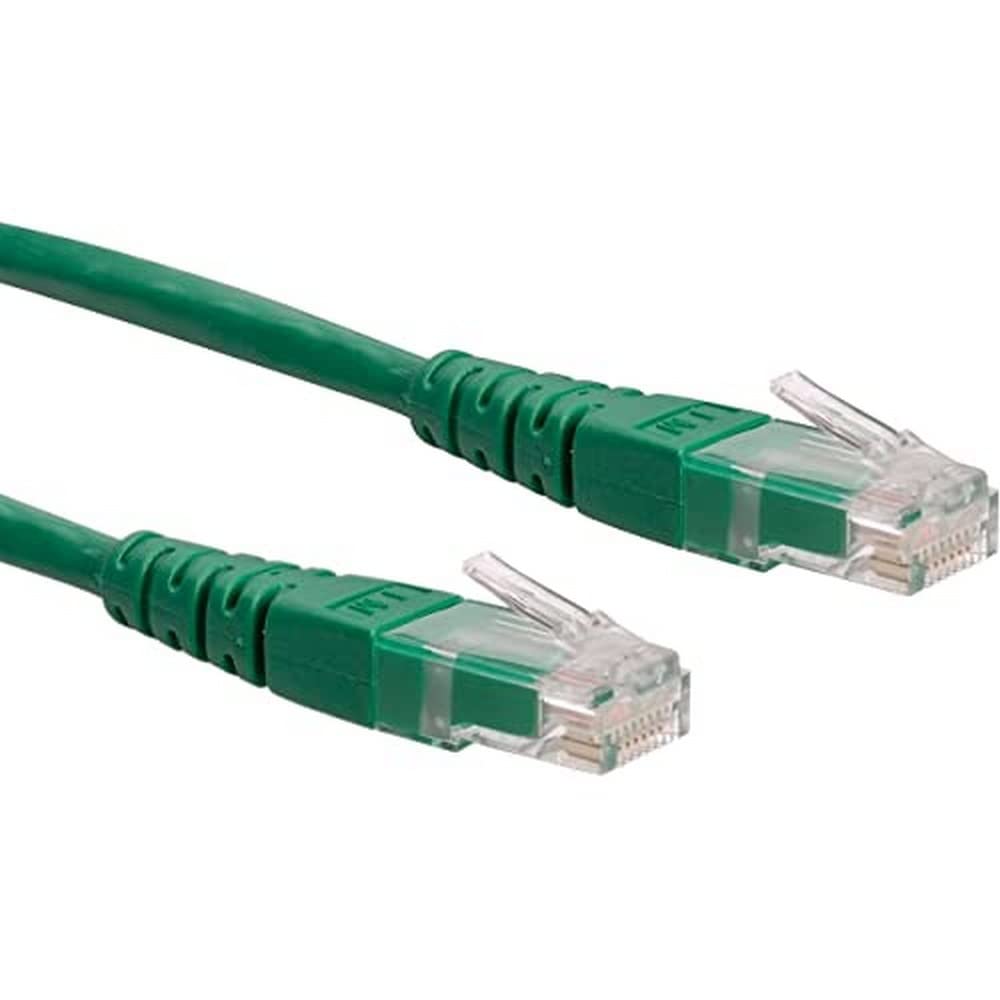 Roline Lan Cable Cat 6 - Utp Ethernet Network Cable with Rj45 Connector Green 1 M