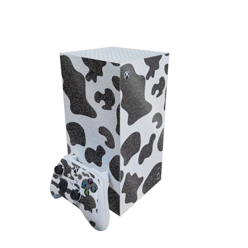 Glossy Glitter Gaming Skin Compatible With Microsoft Xbox Series X Digital Edit…