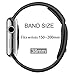 BRG Apple Watch Band 38mm, Soft Silicone Sport iWatch Band Replacement Wrist Bracelet Strap with Pin-and-Tuck for Apple Watch 38mm Series 1 Series 2 All Models - M/L Black