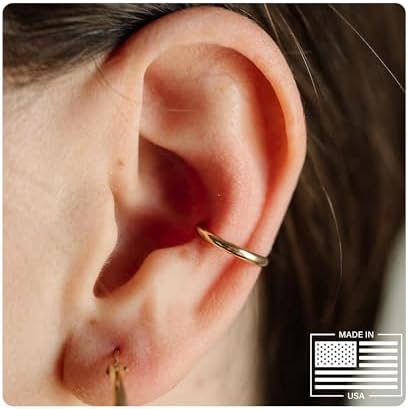 Amazon.com: Sterling Silver Ear Cuff Earring Conch Non Pierced