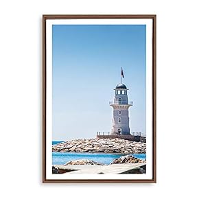 Framed Canvas Wall Art for Living Room, Bedroom Beautiful Beach Canvas Prints for Modern Home Decoration Ready to Hang - 16"x24" inches