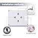 4 Super Bright LED Light Switch with Timer - AA Battery Operated Night Lights - Magnetic and Hangable - Dual Cob LED Cordless, Closet Light, Under Cabinet - KMSdeco 4 Super Bright COB LED
