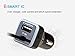 iPhone Car Charger, [Apple MFI Certified] Lighting Car Charger for iPhone X, 8, 8 Plus, 7, 7Plus 6S / 6S Plus, 6, 6 Plus, SE, 5, 5S, iPad Pro, Air 2, Mini 3,with Extra USB Port (Black)