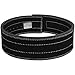 DEFY Power Lifting Belt Lever Buckle Genuine Leather 10MM Gym Training Exercise Belt Black