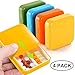 4 Pack Small Pill Box Case for Purse Pockets Travel Pill Organizer Portable Cute Medicine Box Daily Mini Pill Holder Container for Vitamins, Fish Oil, Supplements(4 Color)