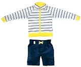 SwimZip Little Boy Long Sleeve Zipper UV Protective Rash Guard Set