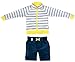 SwimZip Little Boy Long Sleeve Zipper UV Protective Rash Guard Set