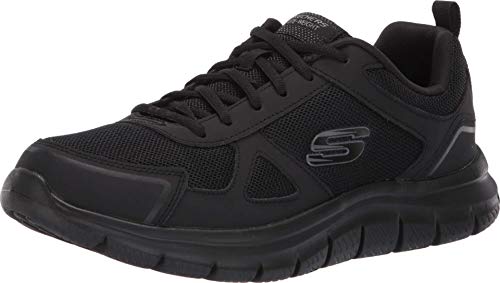 Skechers Track-scloric 52631-bbk, Sneakers Basses Homme, Noir (Black 52631-Bbk), 43 EU