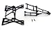 Traxxas Funny Car * WHEELIE BAR & WING MOUNT * 6978 6917 body chassis 6907