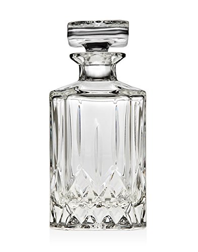 James Scott Crystal Liquor Decanter with Stopper-Whiskey Decanter for Wine, Bourbon, Brandy, and Liquor 650ml- Perfect Gift!