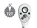 TEKTON 14902 3/8-Inch Drive x 4-1/2-Inch Stubby Low Profile Ratchet