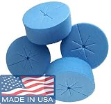 Cloning Collars Inserts Premium Grade Foam Better Than Neoprene. Fits 2 inch Net Cups/Pots for Hydroponics Plant Germination (fits 2 inch net pots/Cups, Blue - 50 Pack)