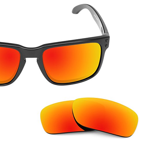 Revant Polarized Replacement Lenses for Oakley HolbrookFire Red MirrorShield