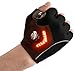Zackees LED Turn Signal Gloves, Black, Large