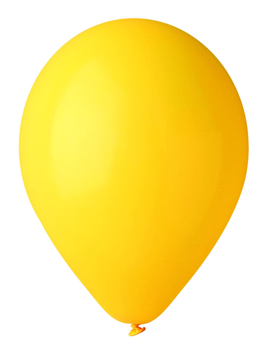 Pack 100 balloons in natural latex Premium Quality G120 (Ø 33cm / 13"), yellow