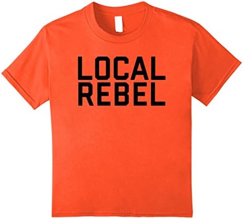unisex-child Local Rebel Tee Shirt 8 Orange