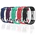 MoreFit Slim HR Plus Band, Adjustable Replacement Strap for MoreFit Slim HR Plus Smart Wristbands (5 Pack Claasic)