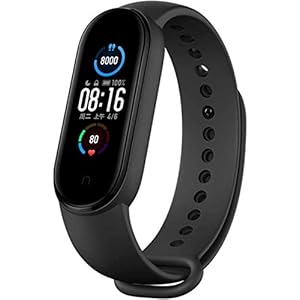 Xiaomi Nieuwe band 5 hartslagmeter, slaapmonitoring, 11 trainingsmodi, 50 meter waterdicht, zwart
