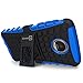 Motorola Moto Z Play Case, Moto Z Play Droid Case, CoverON [Atomic Series] Hybrid Armor Cover Tough Protective Hard Kickstand Phone Case for Motorola Moto Z Play Droid / Z Play - Blue