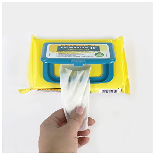 3 Preparation+Flushable+Medicated+Hemorrhoid+Strength