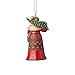 Enesco Jim Shore Heartwood Creek Swedish Santa Stone Resin, 4.5” Hanging Ornament, Multi Color