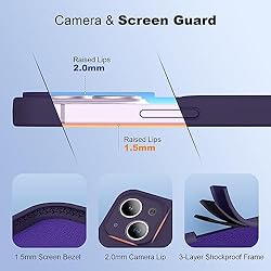 Cyberowl for iPhone 14 Case with Magnetic Ring