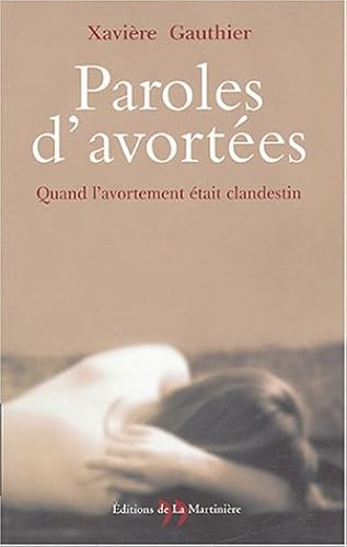 Download Paroles d'avortées : Quand l'avortement était clandestin PDF