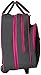 Baggallini Carryon Rolling Travel Tote, Charcoal, One Size
