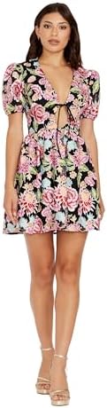 dress the population maddie one shoulder Maddie One-Shoulder Lace Minidress (Women)